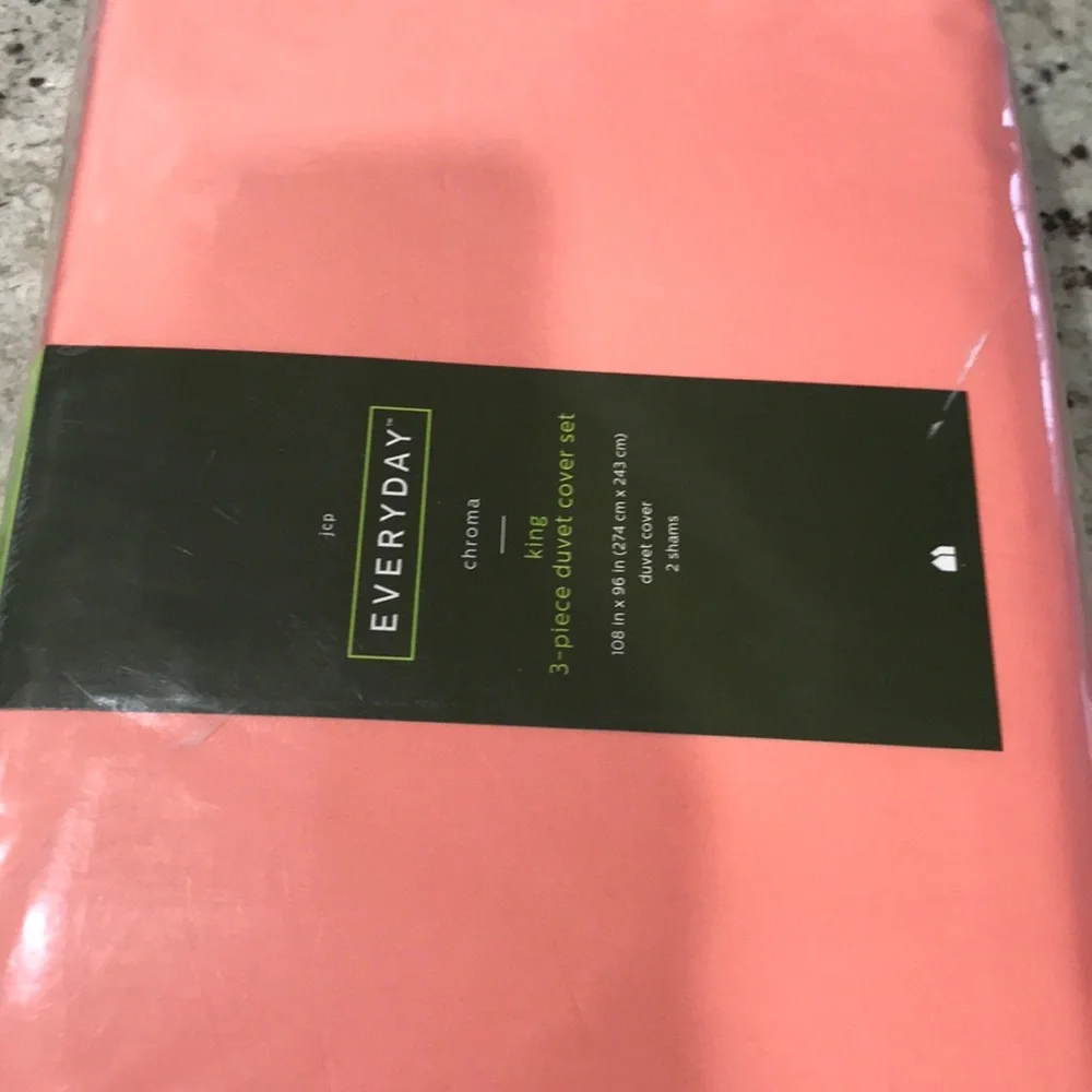 Jcp Everyday King 3 pc Duvet Cover Set 100% Cotton